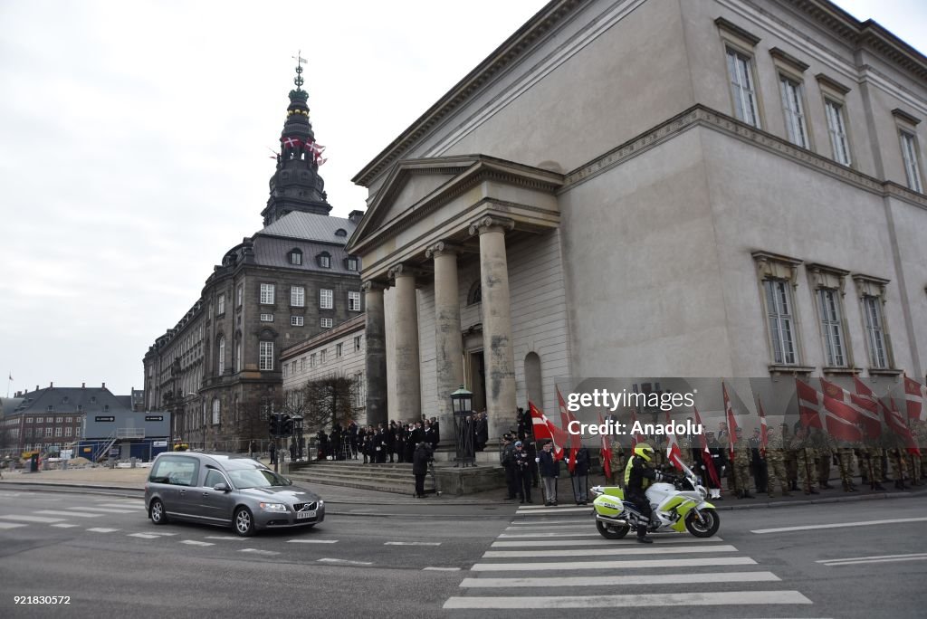 Funeral of Danish Prince Henrik in Copenhagen