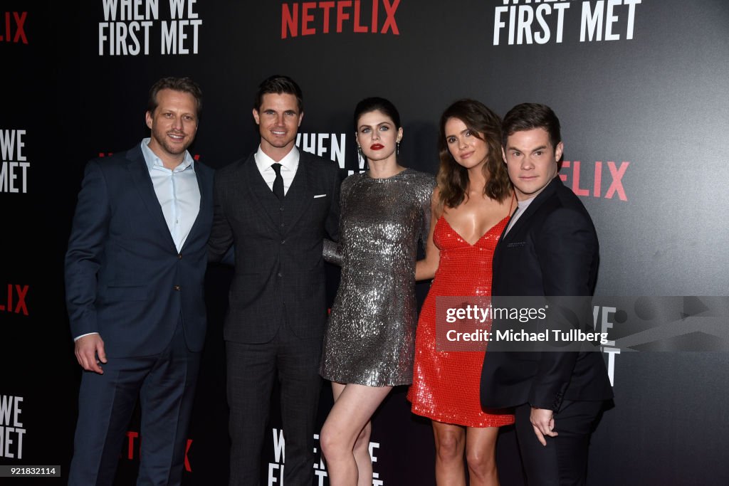 Special Screening Of Netflix's "When We First Met" - Arrivals