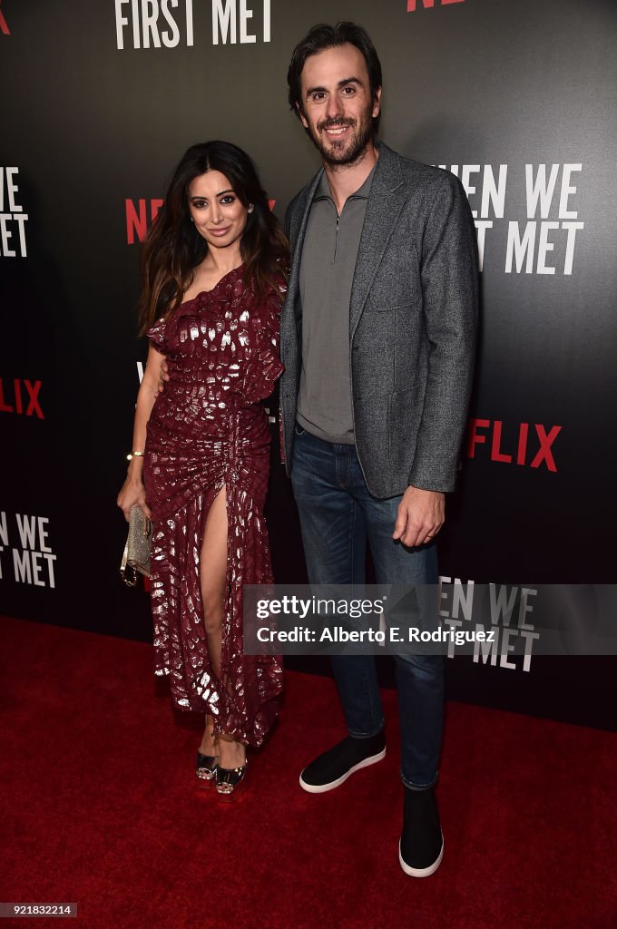 Special Screening Of Netflix's "When We First Met" - Red Carpet