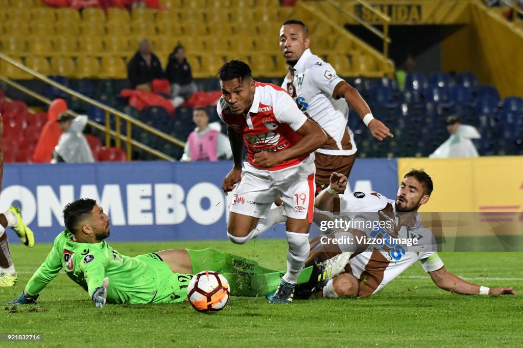 Independiente Santa Fe v Santiago Wanderers -  - Copa CONMEBOL Libertadores 2018