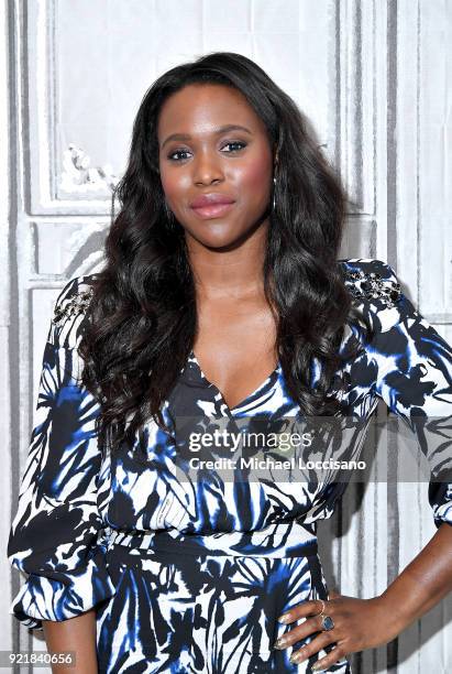 Actress Clare-Hope Ashitey visits Build Studio to discuss the series "Seven Seconds" at Build Studio on February 20, 2018 in New York City.