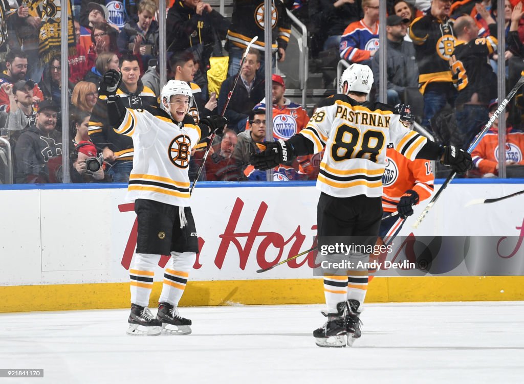 Boston Bruins v Edmonton Oilers