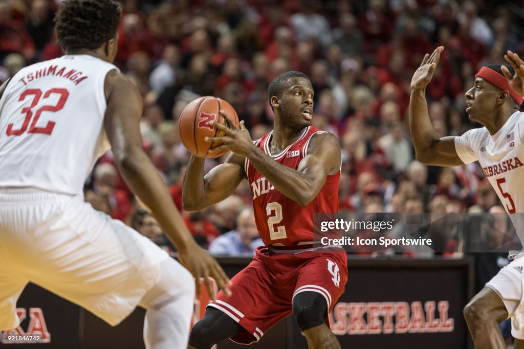 COLLEGE BASKETBALL: FEB 20 Indiana at Nebraska