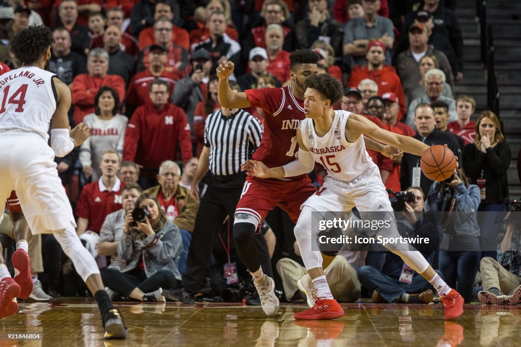 COLLEGE BASKETBALL: FEB 20 Indiana at Nebraska