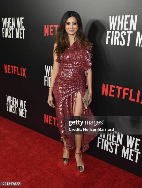 Actor Noureen DeWulf attends Special Screening Of Netflix Original Film' "When We First Met" at ArcLight Theaters at ArcLight Hollywood on February...