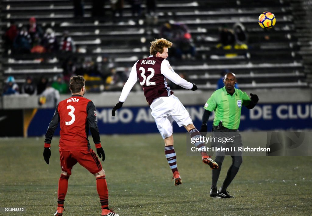 CONCACAF Champions League game at Dick's Sporting Goods Park.