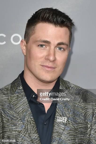Colton Haynes attends the 20th CDGA - Arrivals on February 20, 2018 in Beverly Hills, California.