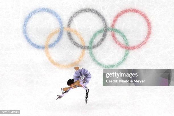 Alina Zagitova of Olympic Athlete from Russia competes during the Ladies Single Skating Short Program on day twelve of the PyeongChang 2018 Winter...