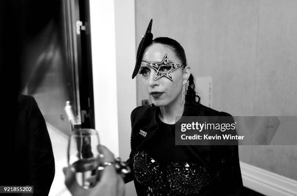 Costume designer B. Akerlund attends the Costume Designers Guild Awards at The Beverly Hilton Hotel on February 20, 2018 in Beverly Hills, California.