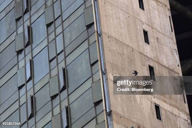 Trump Tower Mumbai stands under construction at Lodha The Park, a luxury residential project developed by Lodha Developers Ltd., in Mumbai, India, on...