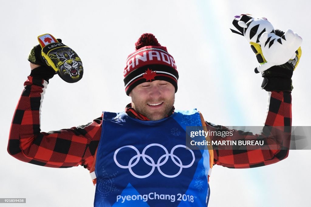 FREESTYLE SKIING-OLY-2018-PYEONGCHANG-PODIUM