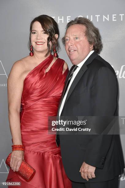 Peggy Bonapace Gelfond and Richard Gelfond attend the 20th CDGA - Arrivals on February 20, 2018 in Beverly Hills, California.