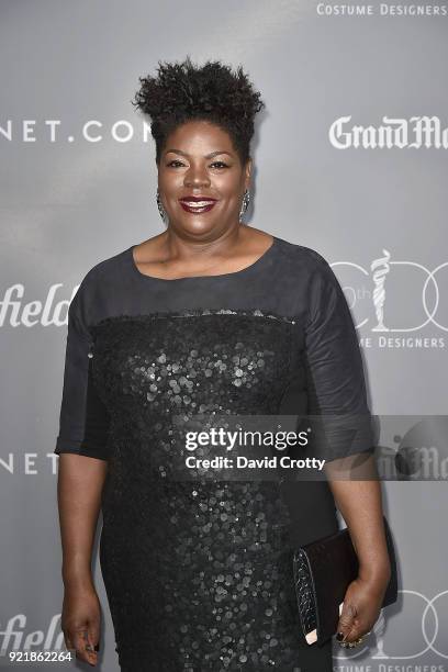 Gersha Phillips attends the 20th CDGA - Arrivals on February 20, 2018 in Beverly Hills, California.