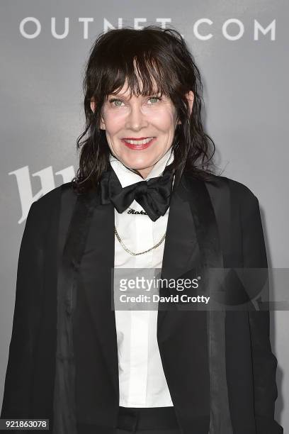 April Napier attends the 20th CDGA - Arrivals on February 20, 2018 in Beverly Hills, California.