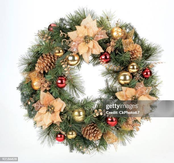 coroa de férias - coroa de flores arranjo de flores - fotografias e filmes do acervo