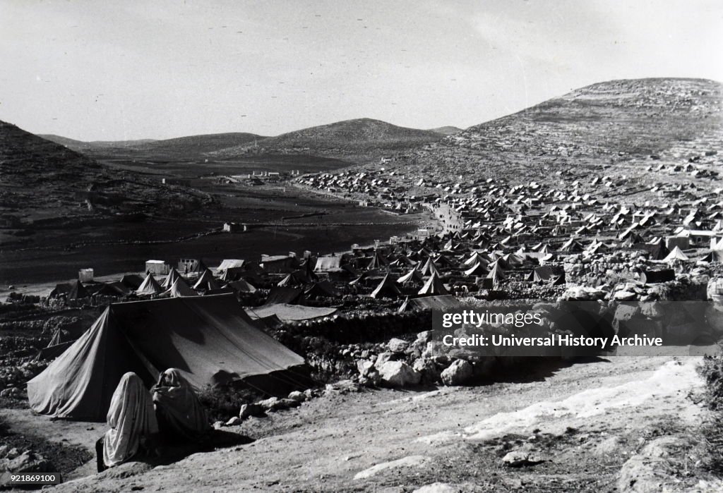 The tents of Fawwar Camp.