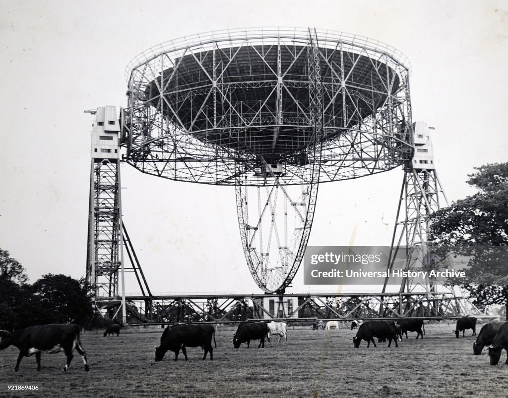 A radio telescope.