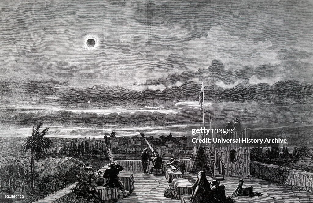 The American expedition observing the total solar eclipse of 1870.
