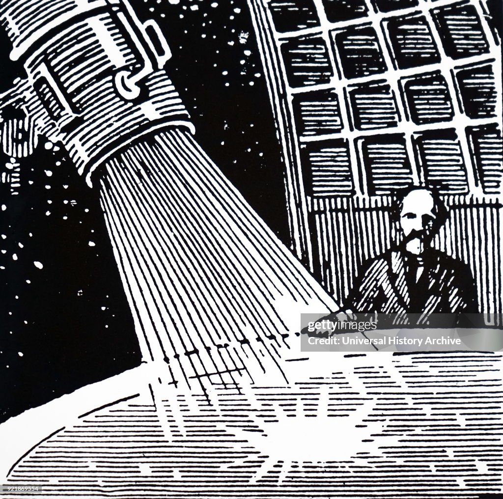 Heading of an article on Robert H. Goddard.