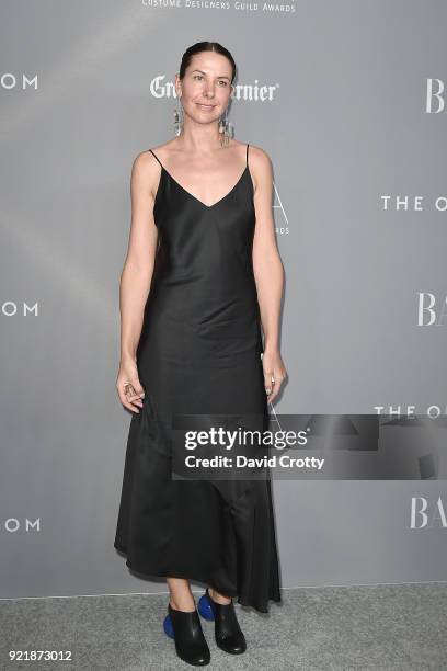 Mindy Le Brock attends the 20th CDGA - Arrivals on February 20, 2018 in Beverly Hills, California.