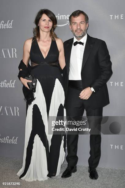 Ugo Fiorenzo and Guest attend the 20th CDGA - Arrivals on February 20, 2018 in Beverly Hills, California.