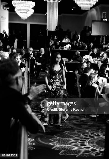 Honoree Kerry Washington, recipient of the Spotlight Award, attends the Costume Designers Guild Awards at The Beverly Hilton Hotel on February 20,...