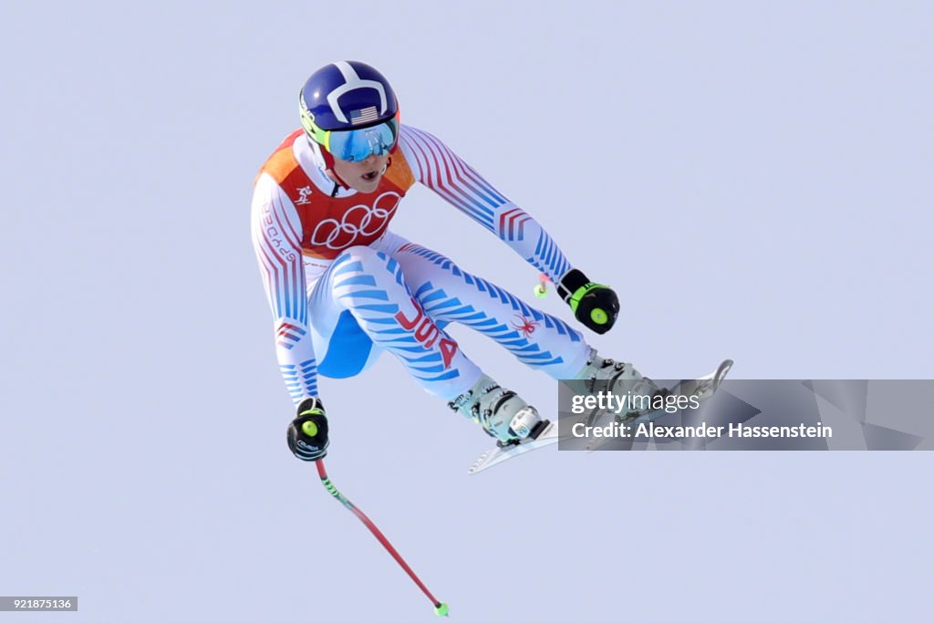 Alpine Skiing Training - Winter Olympics Day 10