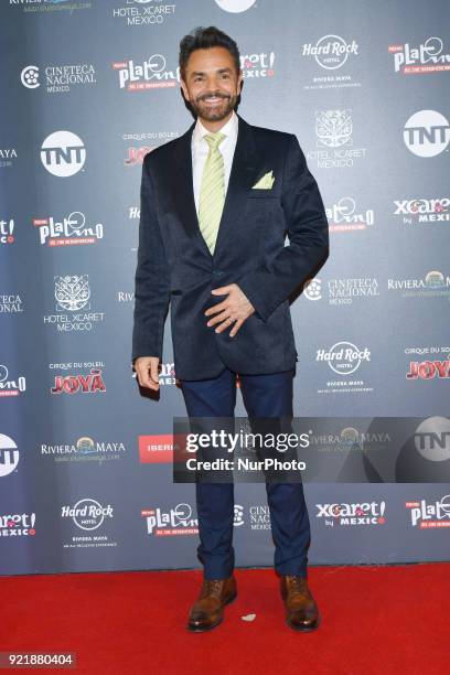 Actor Eugenio Derbez is seen attending at photocall to promote 5th Platinum Awards of Ibero-American Cinema, the event will be held on April 29 in...