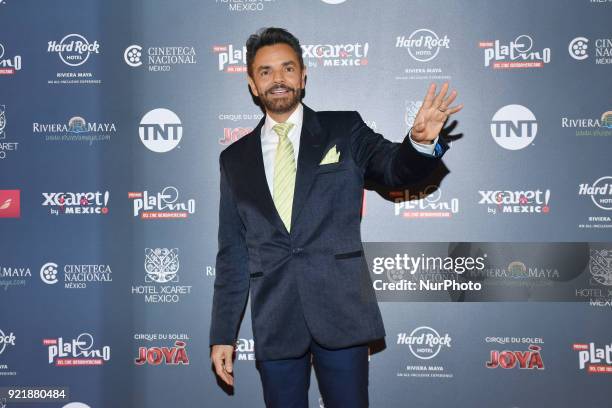 Actor Eugenio Derbez is seen attending at photocall to promote 5th Platinum Awards of Ibero-American Cinema, the event will be held on April 29 in...