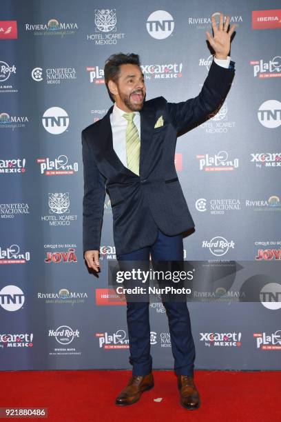 Actor Eugenio Derbez is seen attending at photocall to promote 5th Platinum Awards of Ibero-American Cinema, the event will be held on April 29 in...