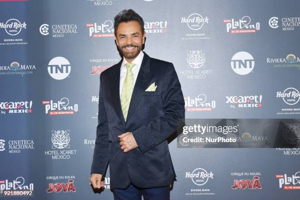 Actor Eugenio Derbez is seen attending at photocall to promote 5th Platinum Awards of Ibero-American Cinema, the event will be held on April 29 in...