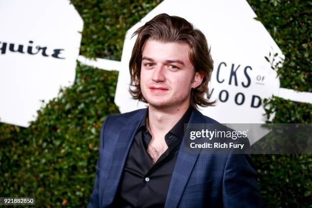 Joe Keery attends the Esquire's Annual Maverick's of Hollywood at Sunset Tower on February 20, 2018 in Los Angeles, California.