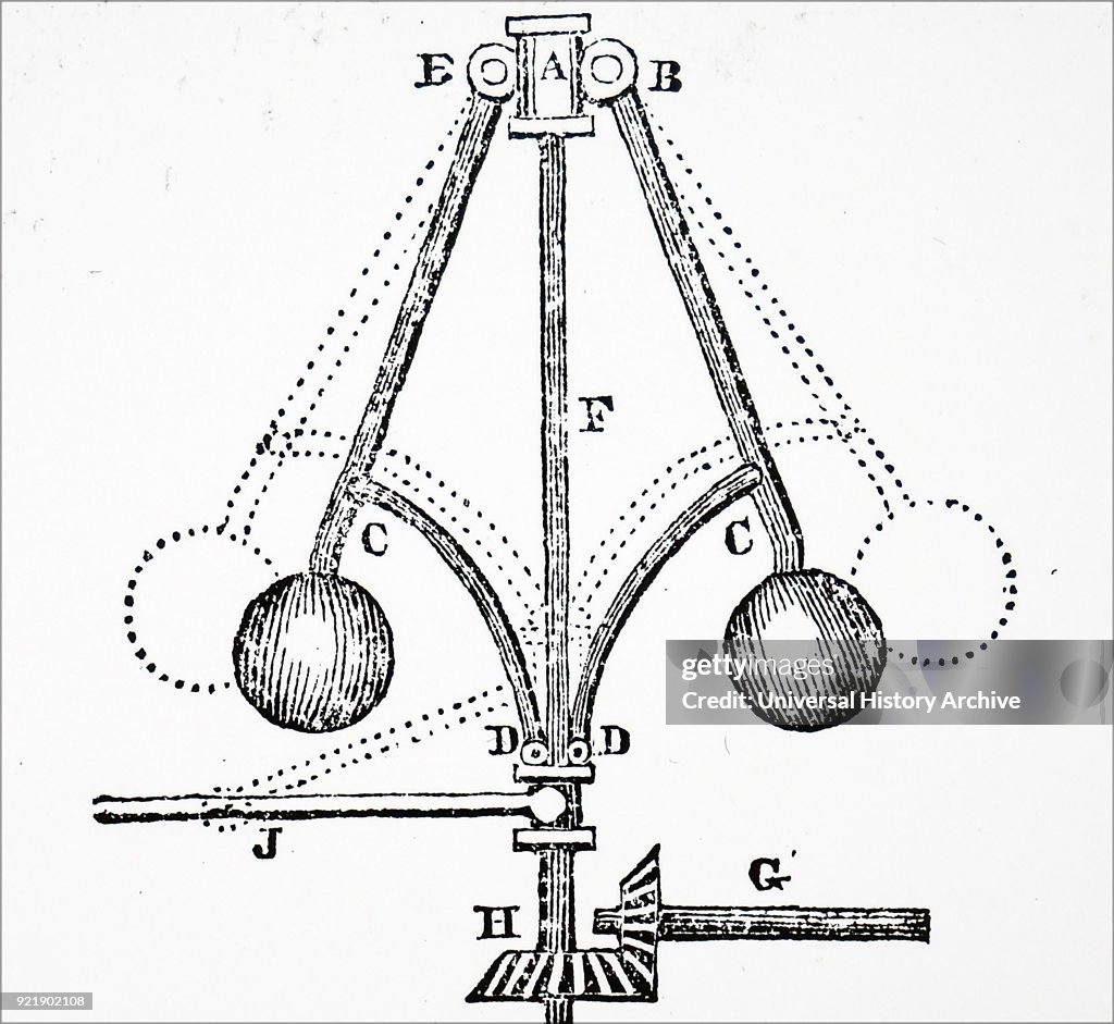 The governor of James Watt's steam engine.