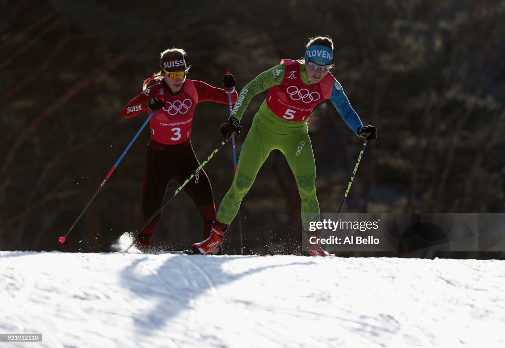 Cross-Country Skiing - Winter Olympics Day 12