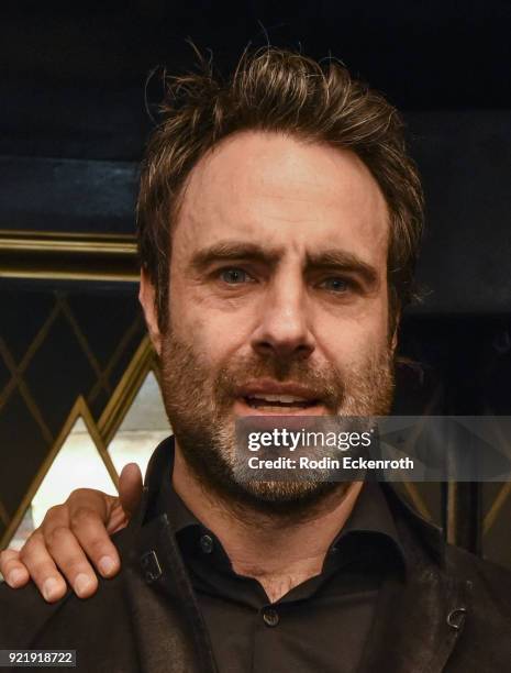 Director Matthew Cooke poses for portrait at the premiere of Gravitas Pictures' "Survivors Guide To Prison" afterparty at Bootsy Bellows on February...