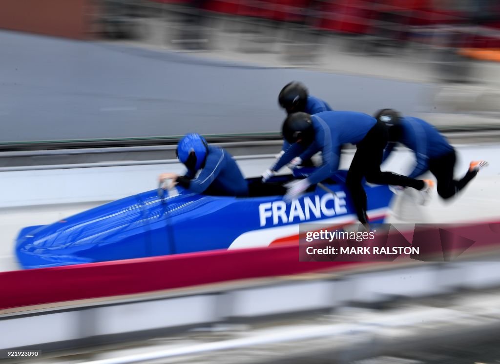 TOPSHOT-BOBSLEIGH-OLY-2018-PYEONGCHANG-TRAINING