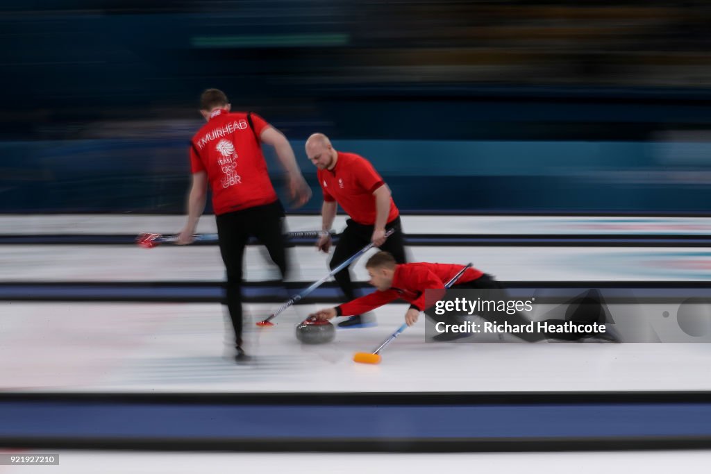 Curling - Winter Olympics Day 12