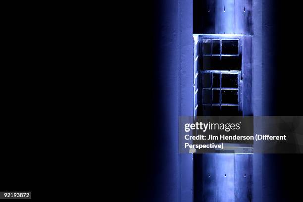 blue light at night - jim henderson stock pictures, royalty-free photos & images