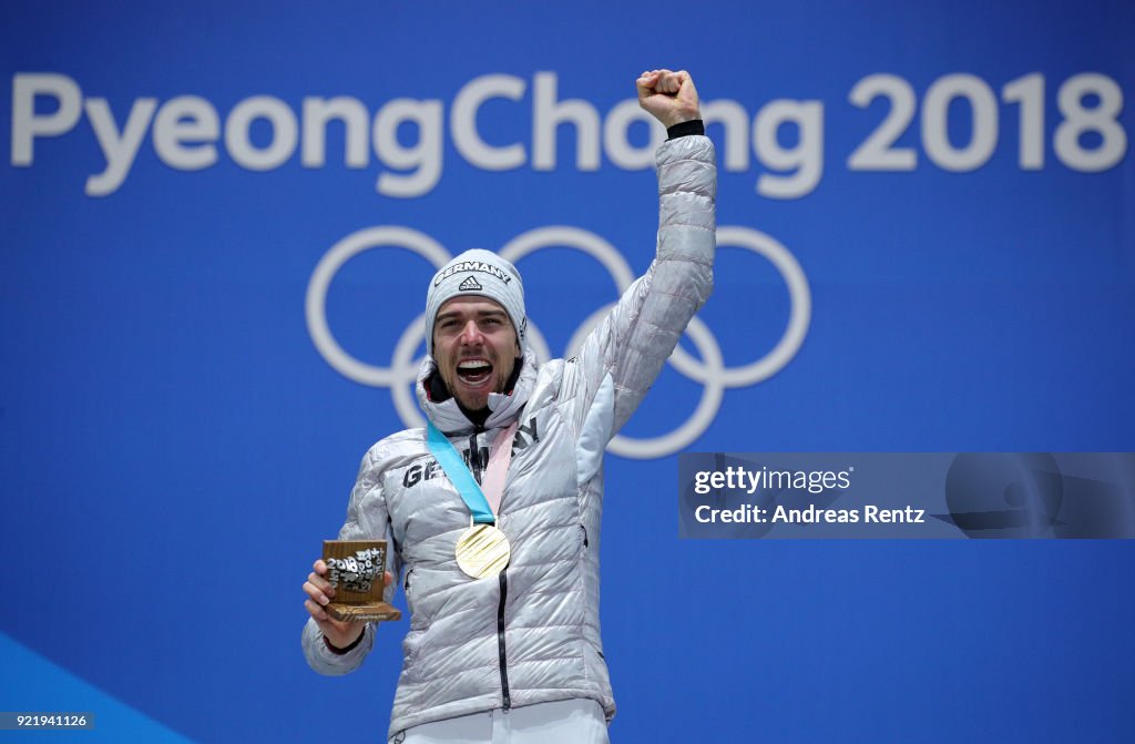 Medal Ceremony - Winter Olympics Day 12