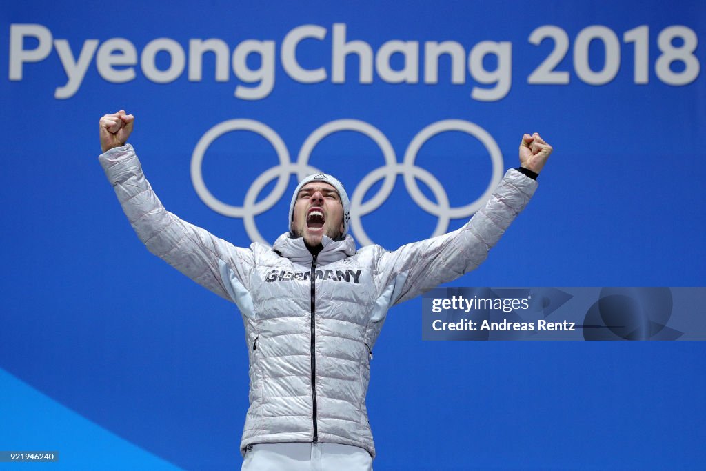 Medal Ceremony - Winter Olympics Day 12