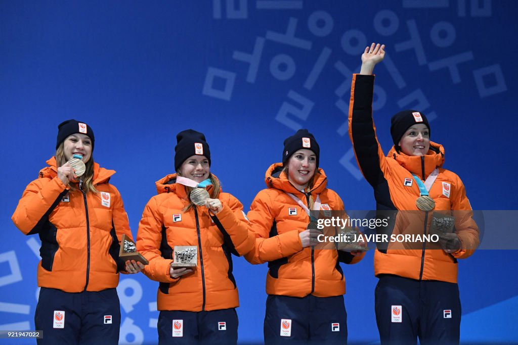 SHORT TRACK-OLY-2018-PYEONGCHANG-MEDALS