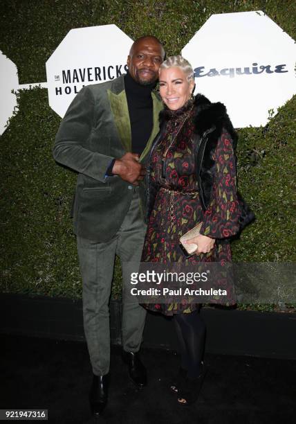 Actors Terry Crews and attend Esquire's annual "Maverick's Of Hollywood" event at Sunset Tower on February 20, 2018 in Los Angeles, California.