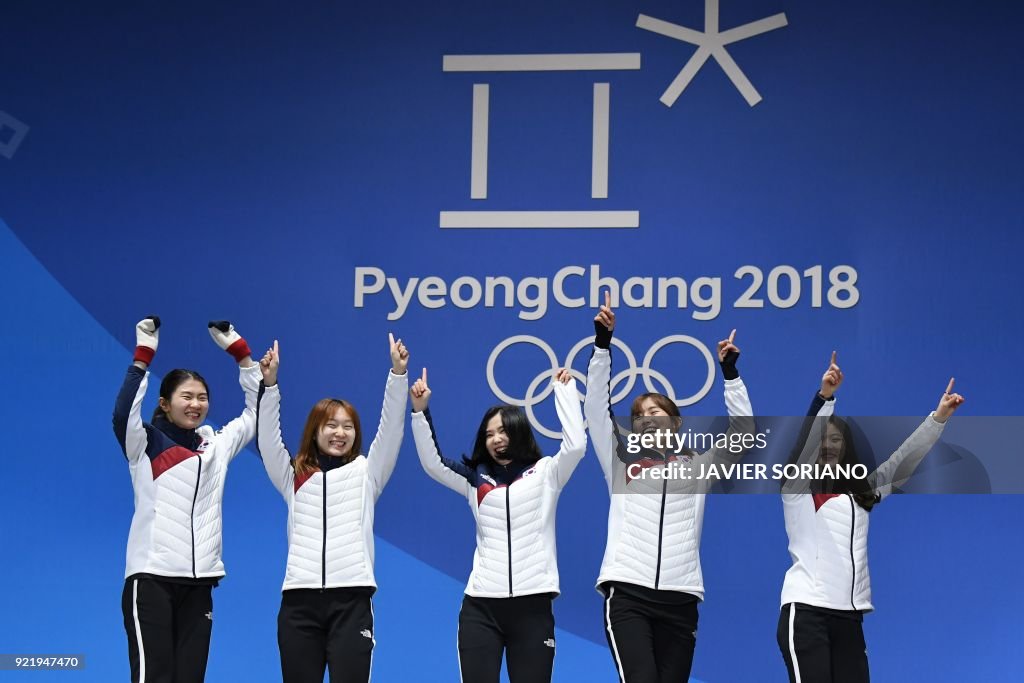 SHORT TRACK-OLY-2018-PYEONGCHANG-MEDALS