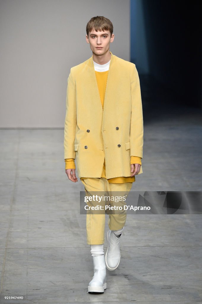 Lucio Vanotti - Runway - Milan Fashion Week Fall/Winter 2018/19