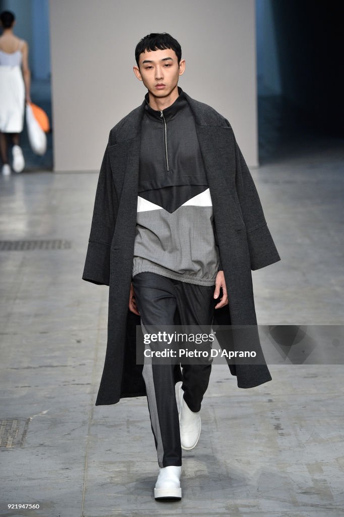 Lucio Vanotti - Runway - Milan Fashion Week Fall/Winter 2018/19