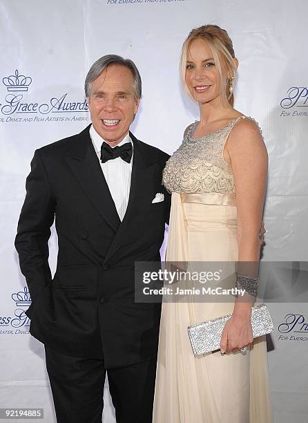 Designer Tommy Hilfiger and Dee Hilfiger attend The Princess Grace Awards Gala at Cipriani 42nd Street on October 21, 2009 in New York City.