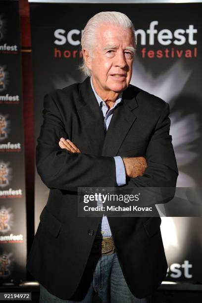 Actor Clu Gulager appears at Screamfest 2009 for the Los Angeles Premiere of "The House Of The Devil" at Grauman's Chinese Theatre on October 21,...