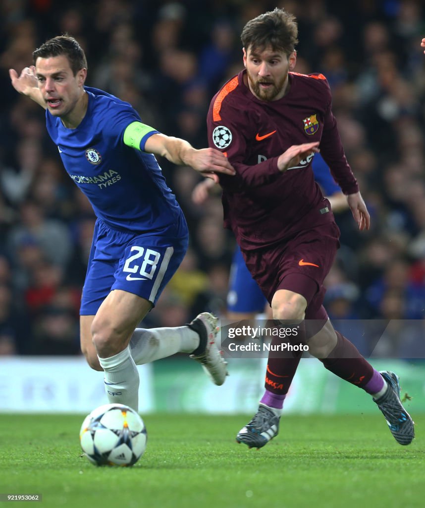 Chelsea FC v FC Barcelona - UEFA Champions League Round of 16: First Leg