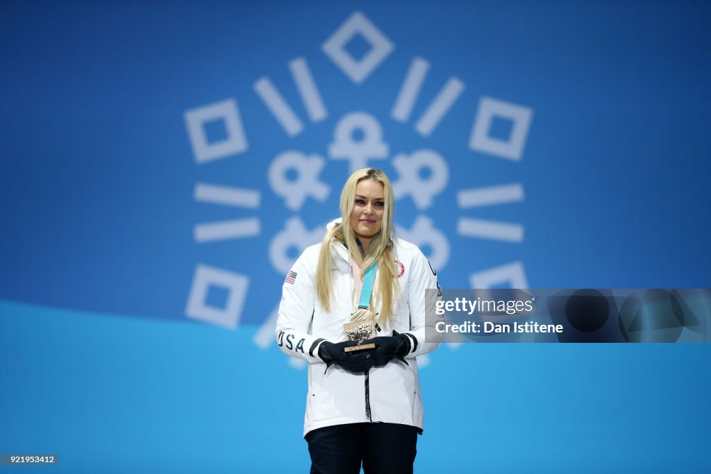 Medal Ceremony - Winter Olympics Day 12