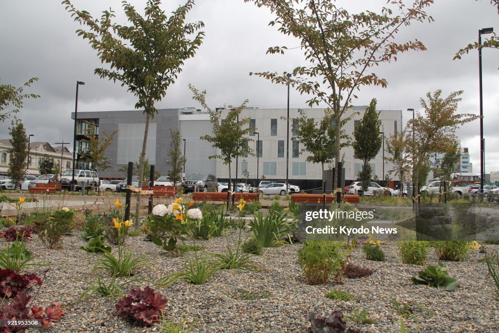 Families of quake victims open memorial garden in NZ's Christchurch